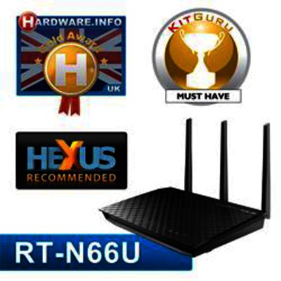 Asus RT-N66U Black Diamond Dual-Band Wireless-N900 Gigabit Router